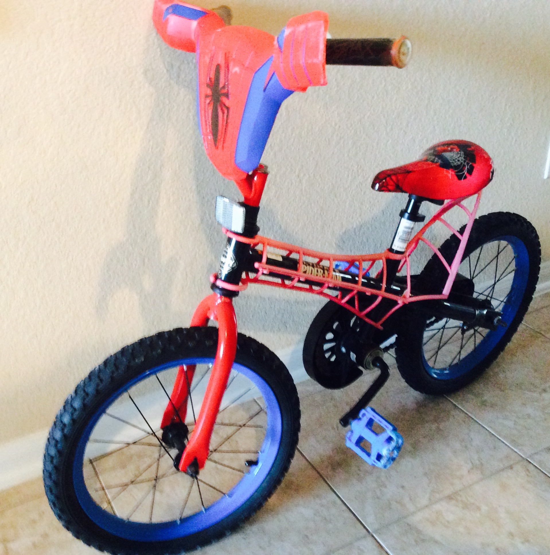 spider man 20 inch bike